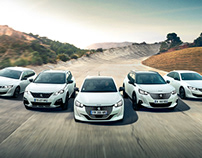 Peugeot Range of Cars Retouching Project