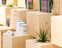 POP UP Library exhibition