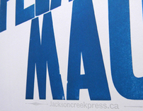 Wood Type Posters - Lists