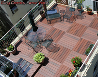 Rosewood Composite Roof Top Deck -  (Carroll Gardens)