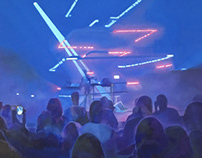 Neon Lights, Vitalic Concert.