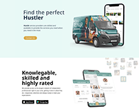 Hustle.io Web design under Digita Contract