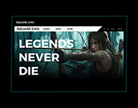 Tomb Raider 30th Anniversary UX / UI Conecpt