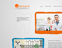 Website for ClínicasO Dental Services