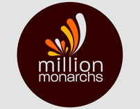 Million Monarchs brand identity