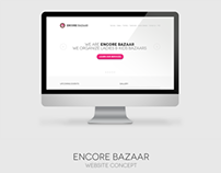 Encore Bazaar Website Concept