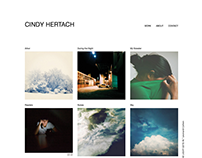 Minimalistic website for Cindy Hertach