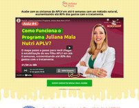 Página de venda Juliana Maia APLV