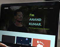 Anand - Portfolio Web page Design