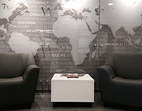Diversified Communications Lobby Mural