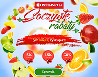 Pizza Portal Key Visual Facebook Promotion AD sample