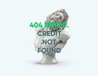 404 Error - Credit not found