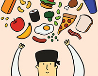 Food Editorial Illustration