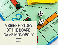 A Brief History of the Board Game Monopoly