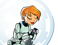 She StormTrooper Illustration
