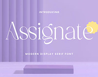 Assignate - Elegant Display Serif