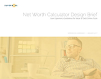 Wireframes - Net Worth Calculator