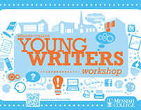Young Writers Workshop postcard and marketing campaign
