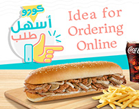 Idea for Ordering Online Through Social Media Pages