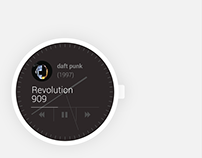 android wear concept watch app