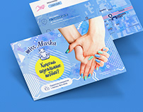Flyer for a manicure studio