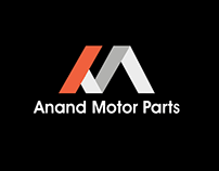 'Anand Motor Parts' Logo Design & Uses.