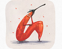Food Illustrations, Spicy Labels