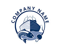 Logo Design in Fishery and Maritime