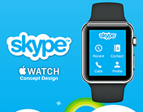 Skype for apple Watch | Redesign Concept