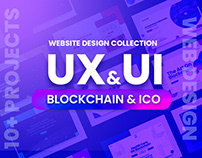 12 UX UI collection website solution for blockchain ICO