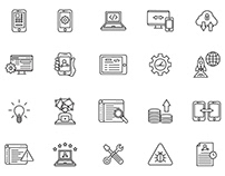 Application Development Icons