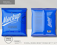 Free* Plastic Snack Package Mockup