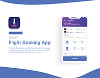 SPACE X UX/UI DESIGN // Flight Booking App