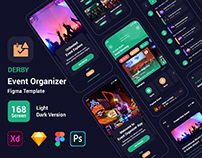 Event Organizer Mobile App UI Kits