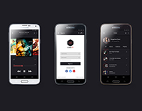 FREE ANDROID MUSIC PLAYER UI