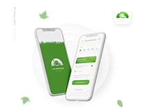 Lawin mowing | app design