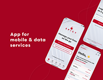 App for mobile and data services