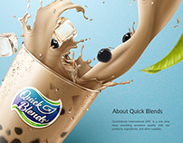 Quick Blends Logo Design