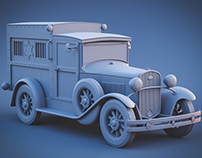 FORD MODEL AA 1928 CHICAGO POLICE