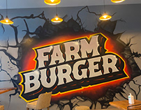 Farm Burger Mural Graffiti