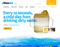 WaterAid Global Rebrand / Redesign