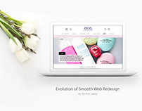 EOS Lip balm Website Redesign - UX design