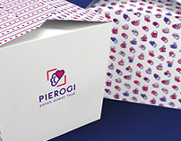 pierogi - polish street food branding design