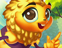 Honey Hive XL Bee Slot Game Character + LOGO + Icons