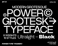 Power Grotesk Typeface - Free Font