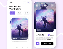 NFT App UI Concept