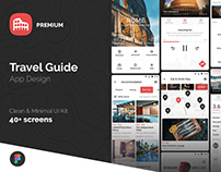 Travel Guide App Design UI Kit