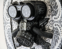 Black Roccoco Gas Mask