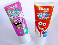 Дизайн для детских зубных паст ТМ SILKAMED