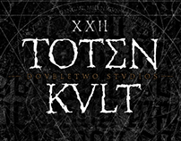 XXII Totenkult - Font